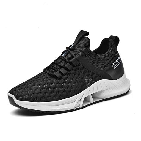 Vantely Shoes Men Sneakers Fak Wudek Sport Running Shoes 